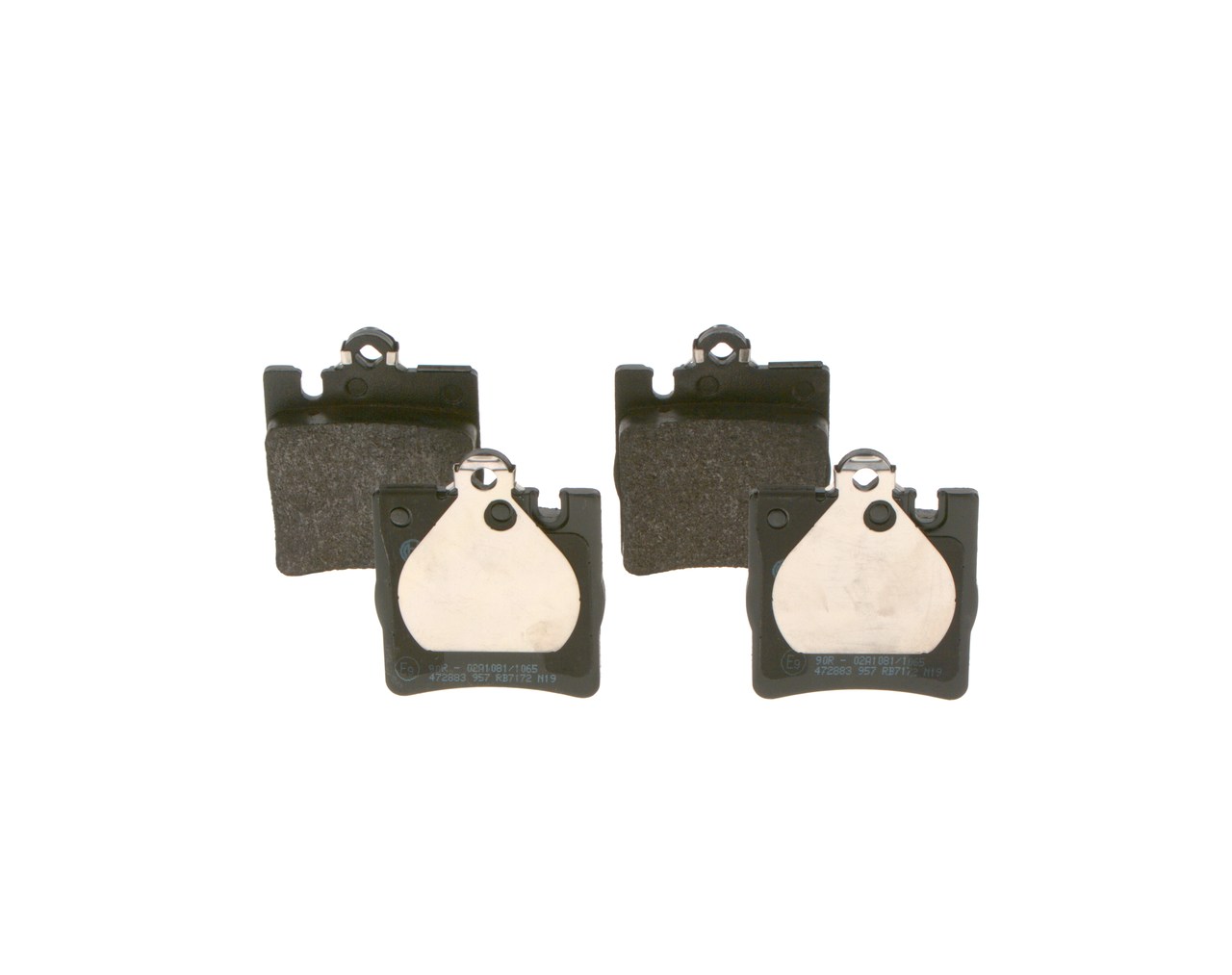 Bremsbeläge 0 986 495 081 BOSCH A0024205220 MERCEDES-BENZ