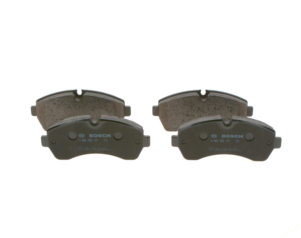 Plaquettes de frein 2E0 698 151 C BOSCH 0986495107 VOLKSWAGEN, MERCEDES-BENZ, AUDI, SKODA, SEAT