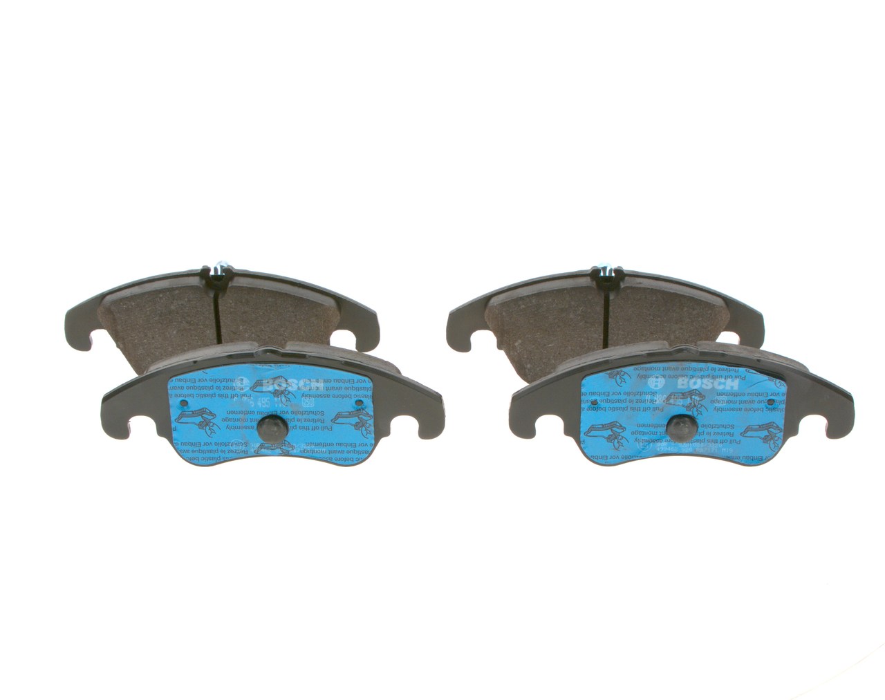 Bremsbeläge 0 986 495 110 BOSCH 8K0698151H VW, AUDI, FORD, SKODA, SEAT