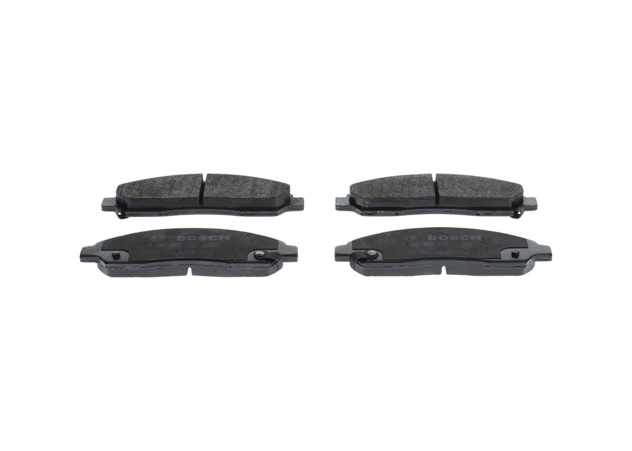 Комплект спирачно феродо, дискови спирачки 89040317 BOSCH 0986495159 OPEL, MITSUBISHI, CHEVROLET, GREAT WALL, ISUZU