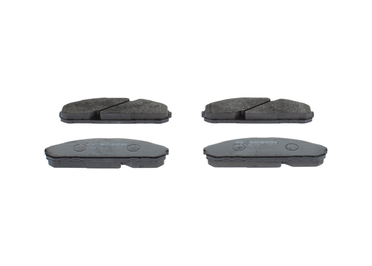 Bremsbeläge 0 986 495 171 BOSCH 4106037J93 NISSAN, SUZUKI, INFINITI