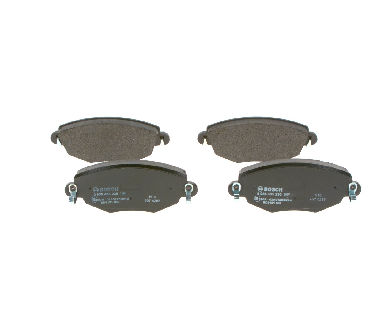 Bremsbeläge 0 986 495 230 BOSCH C2S48022 FORD, JAGUAR