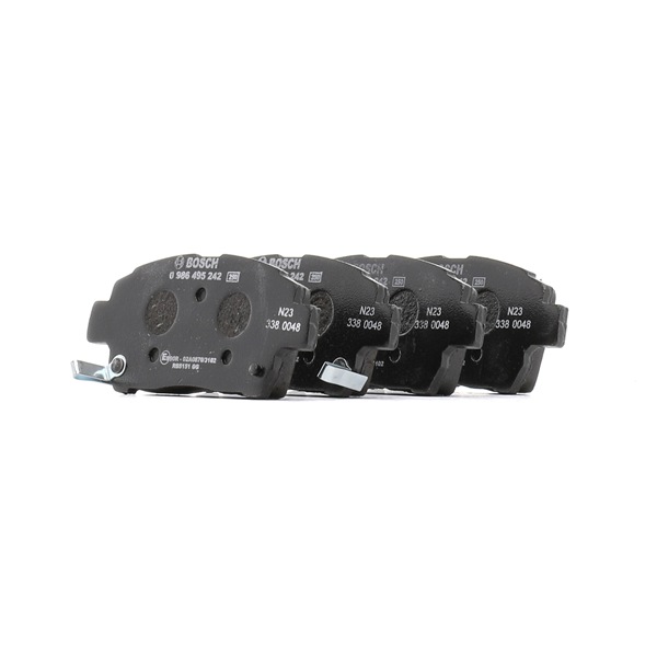 Plaquettes de frein 04465 12581 BOSCH 0986495242 TOYOTA, LEXUS, DAIHATSU, SATURN, WIESMANN