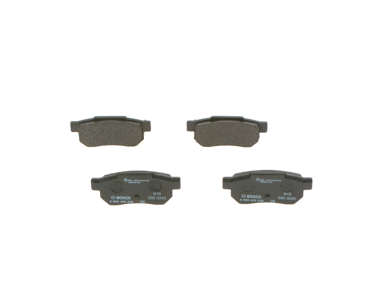 Bremsbeläge 43022ST3E01 BOSCH 0986495256 HONDA