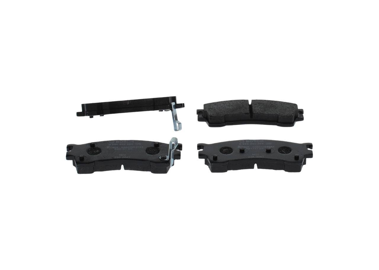 Bremsbeläge 0 986 495 265 BOSCH GGYA3323ZC FORD, MAZDA, ISUZU, MERCURY
