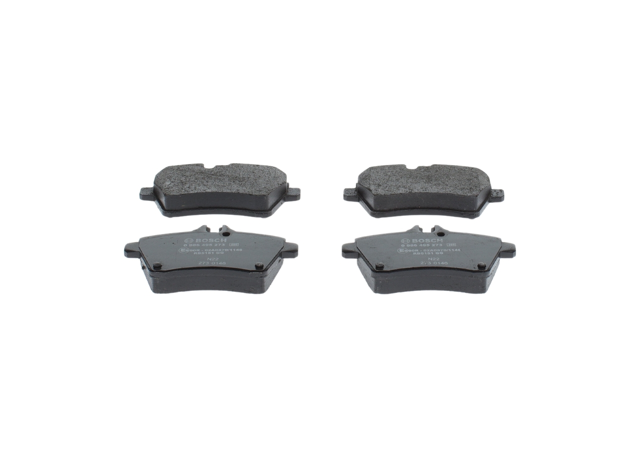 Bremsbeläge 0 986 495 273 BOSCH A1694200720 MERCEDES-BENZ