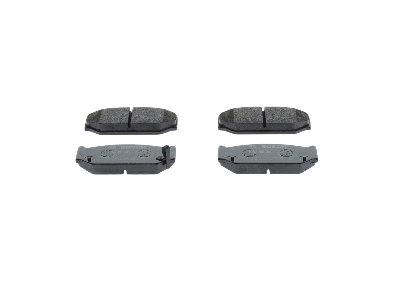 Bremsbeläge 0 986 495 308 BOSCH 5581057K01 VW, SUZUKI, BEDFORD, SATURN