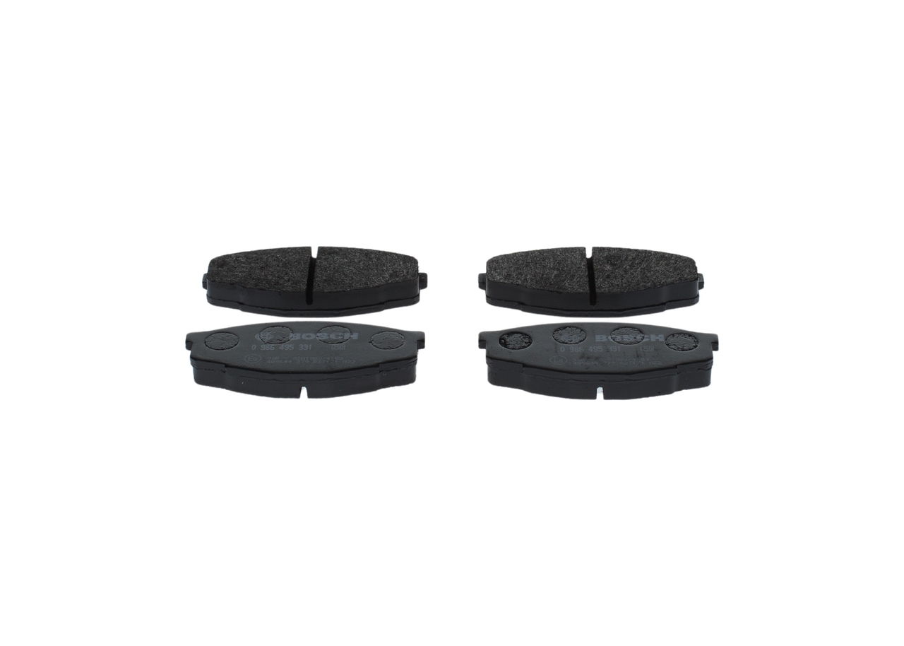Bremsbeläge 0 986 495 331 BOSCH 0446522140 TOYOTA, SUZUKI, LEXUS, WIESMANN