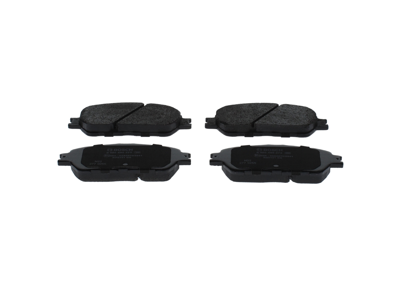 Комплект спирачно феродо, дискови спирачки 0446533280 BOSCH 0986495373 OPEL, TOYOTA, LEXUS, SATURN