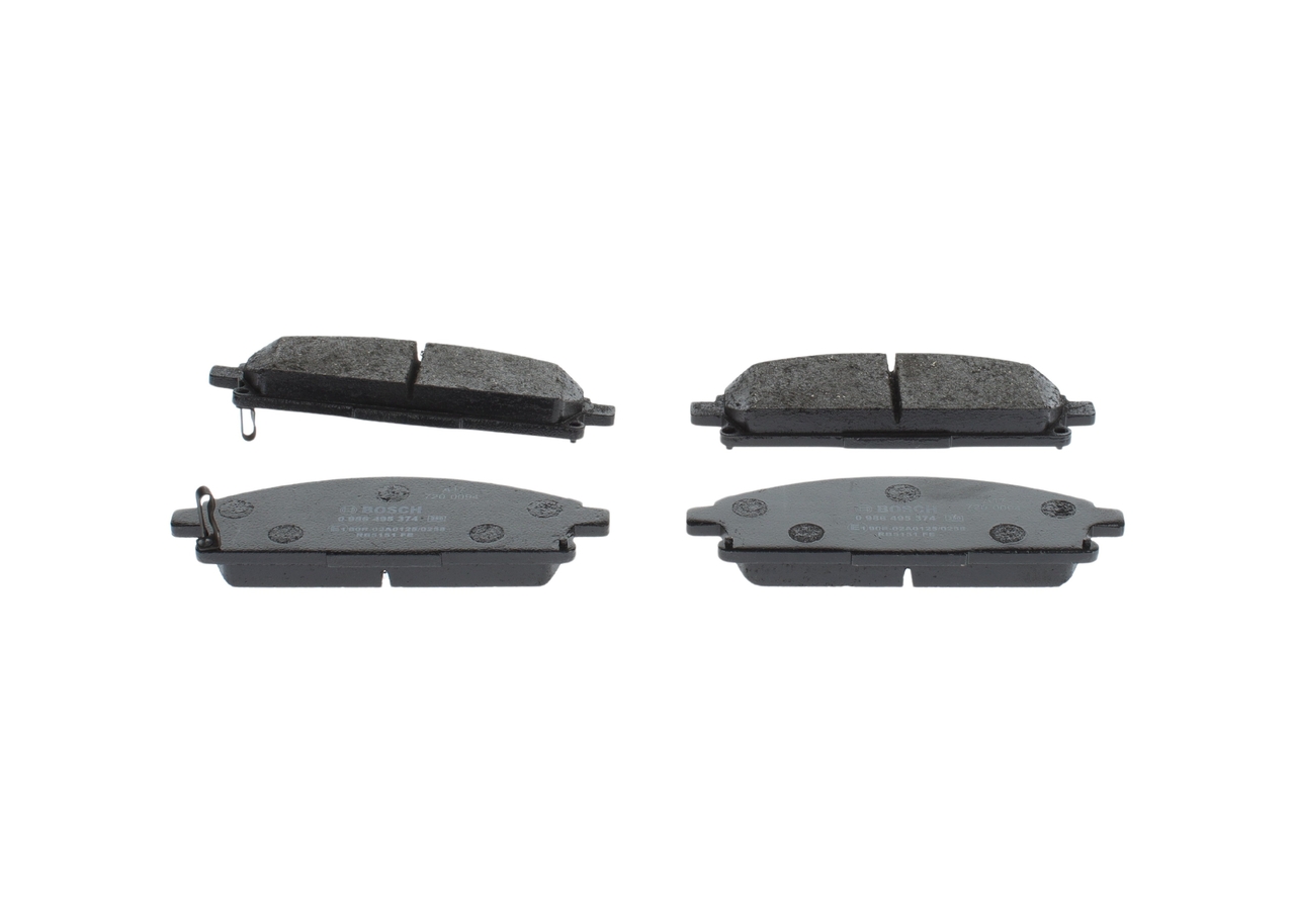 Bremsbeläge 0 986 495 374 BOSCH D1060CN91B NISSAN, INFINITI