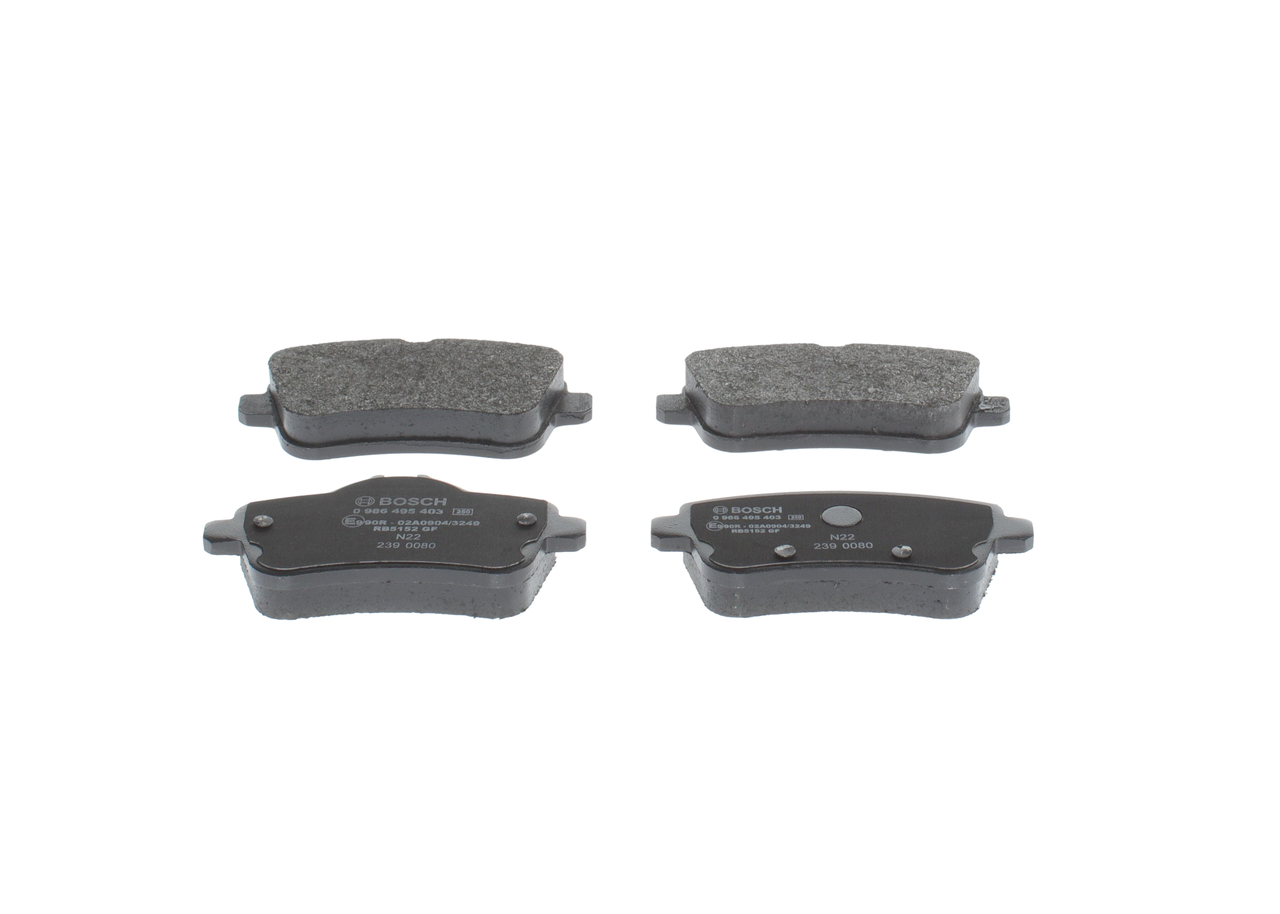 Bremsbeläge 0 986 495 403 BOSCH 0064204020 MERCEDES-BENZ, HYUNDAI