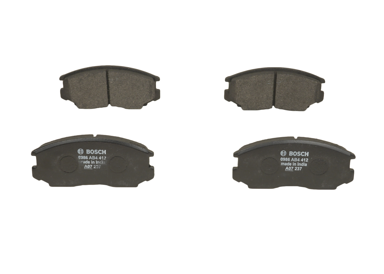 BOSCH 0 986 AB4 412 Remblok MITSUBISHI Lancer VII Sedan (CS_A, CT_A) 2.0 i 154 Pk Benzine 4B11