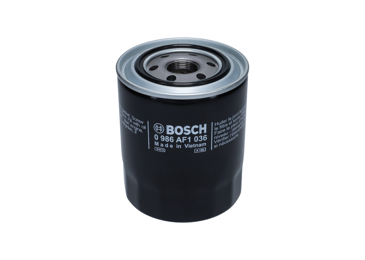 BOSCH 0986AF1036 Oliefilter van de motor MITSUBISHI L200 / Triton IV Pick-up (KA, KB) 2.5 D (KA4T) 90 Pk Diesel 2014