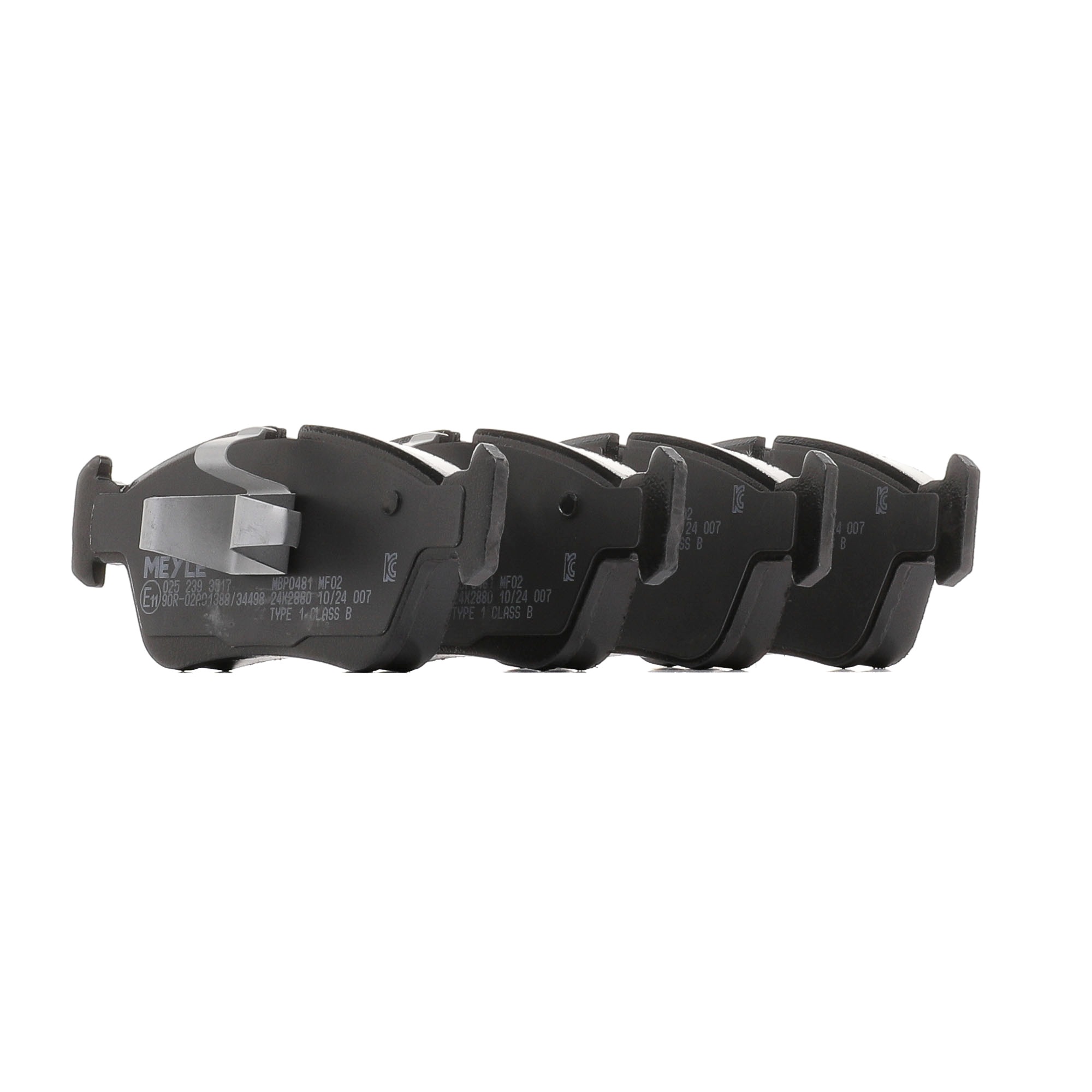 MEYLE 025 239 3517 Plaquettes de frein Largeur 1: 150,2mm, Largeur 2: 149,3mm, Hauteur: 57,6mm, Épaisseur: 17,5mm