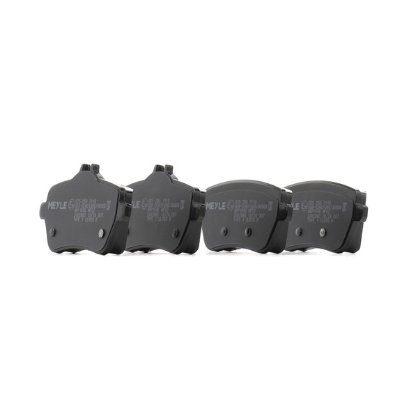 Bremseklodser 006 420 9220 MEYLE 0252507119 MERCEDES-BENZ, SMART