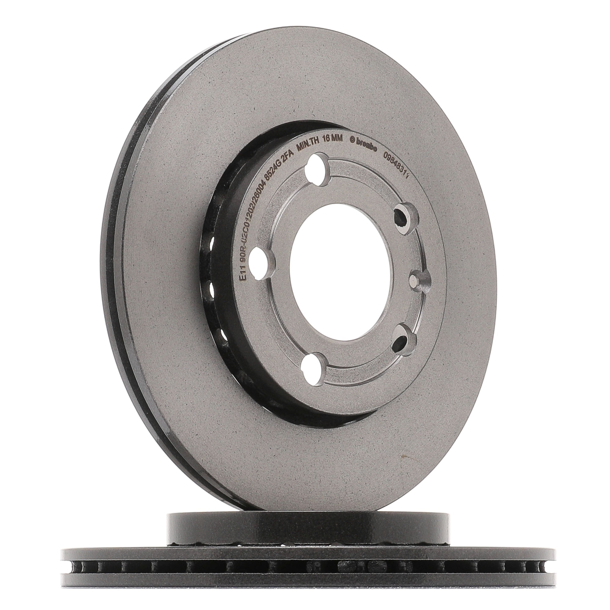 BREMBO Prime 09848311 prix changement disque de frein Fabia II 3/5 portes (542) origine