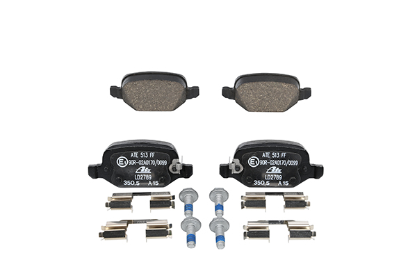 Brake pad set, disc brake ATE 25652 rating
