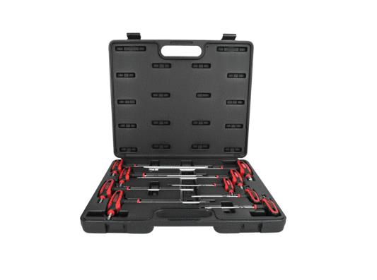 KS TOOLS Kanyarcsavarhúzó készlet Króm-vanádium-acél