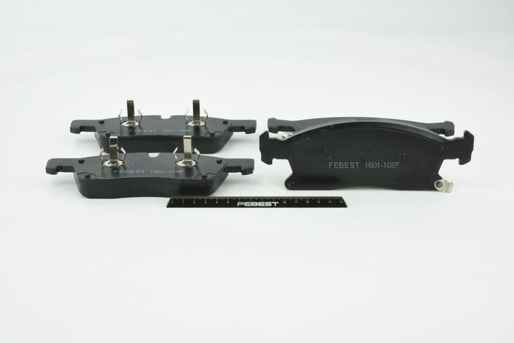 FEBEST 1601-166F Bremseklosser Bredde: 193mm, Høyde: 65mm, Tykkelse: 20mm