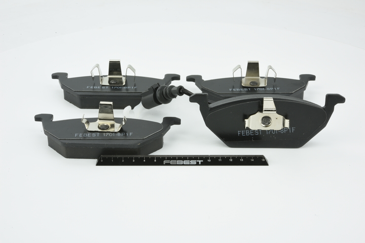 Plaquettes de frein 1J0.698.151D FEBEST 1701-8P1F VOLKSWAGEN, AUDI, FORD, SKODA, SEAT