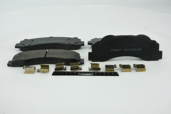 FEBEST 2101-F150V2F Plaquettes de frein Largeur: 194mm, Hauteur: 69mm, Épaisseur: 18mm