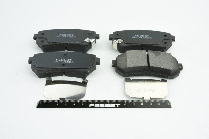 Bremsbeläge 58302-D7-A00 FEBEST 2201-CEEDR HYUNDAI, KIA