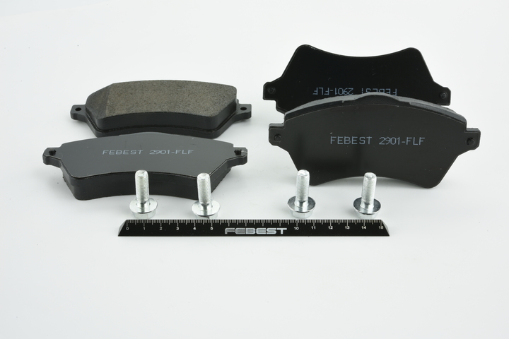 Brake pad set, disc brake FEBEST 2901-FLF rating