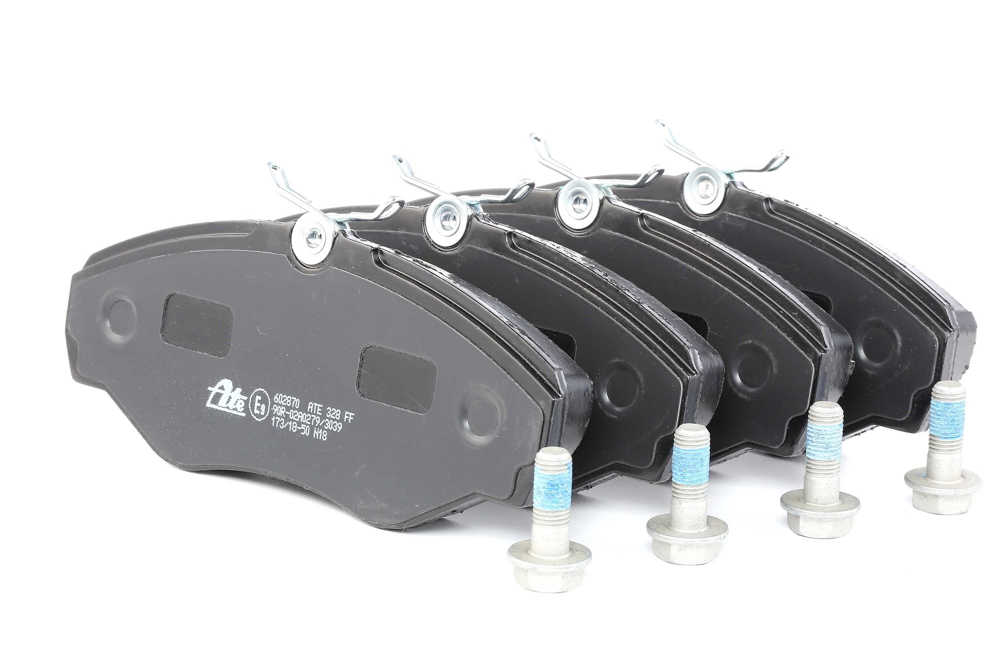ATE 602870 Zubehörsatz, Scheibenbremsbelag RENAULT TRAFIC 2.0 dCi 90 PS Diesel