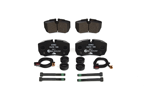 Jarrupalat, levyjarru 13.0460-4862.2 ATE 8C1V-2M008-AA FORD, IVECO, FORD USA