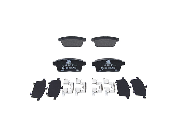 ATE 605605 Fékbetét készlet, tárcsafék Tuning Mazda CX 7 ER eredeti