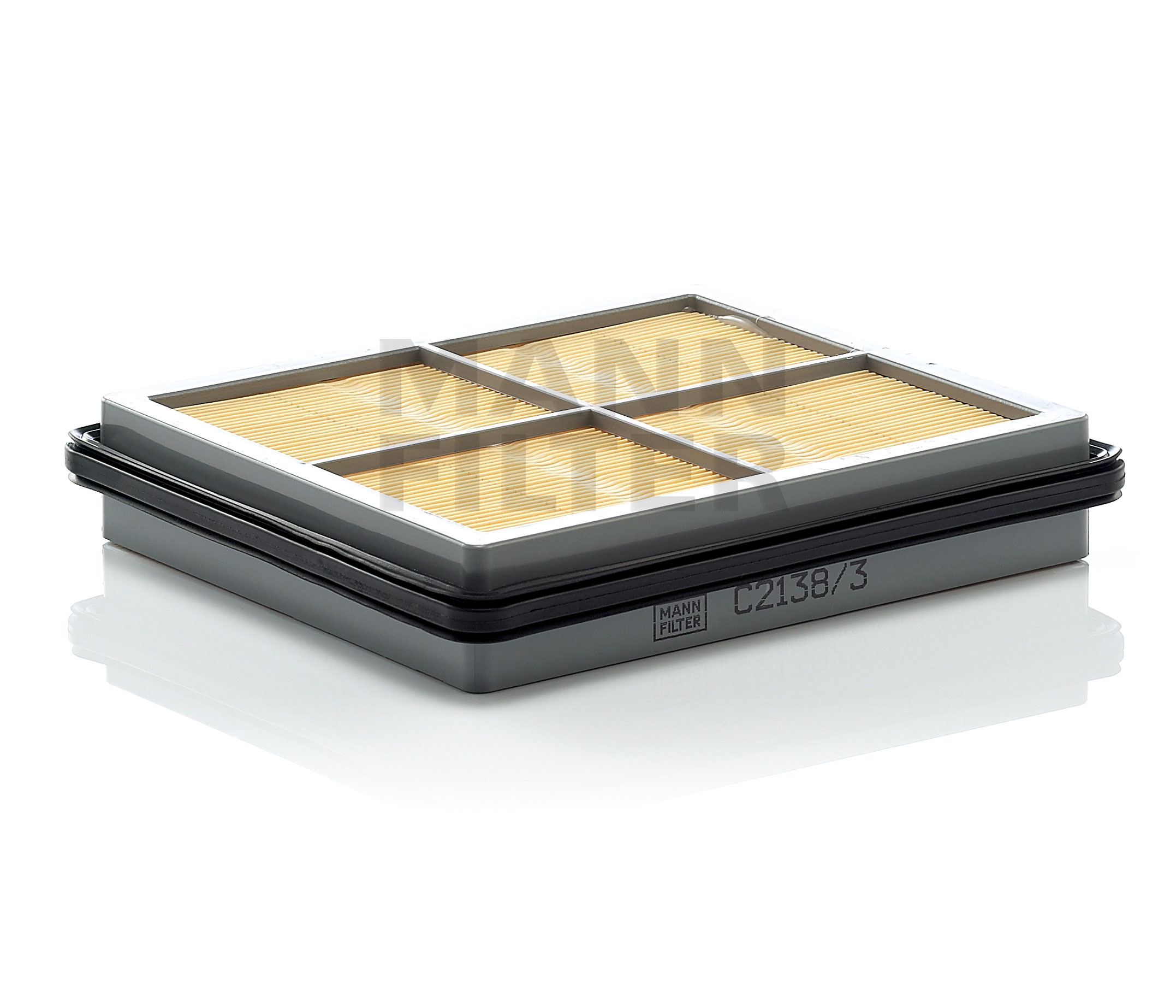 MANN-FILTER C 2138/3 Въздушен филтър дължина: 209mm, ширина: 184mm, височина: 42mm