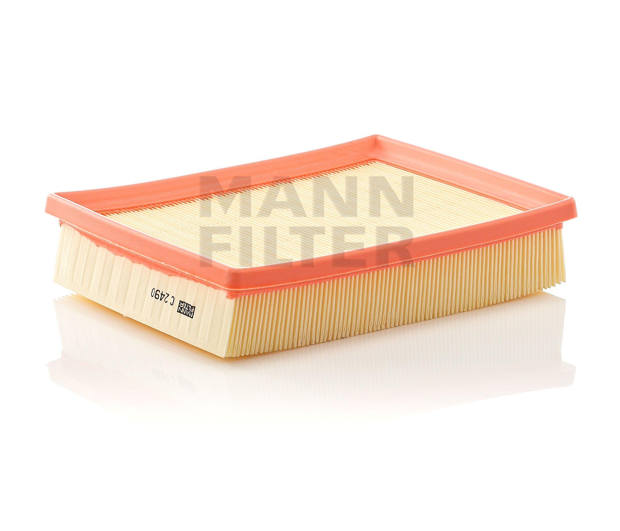 MANN-FILTER C 2490 Filtro Dell'Aria – Qualità Primo Equipaggiamento Per Auto E Veicoli Commerciali – Dimensioni: 236x192x51 Mm