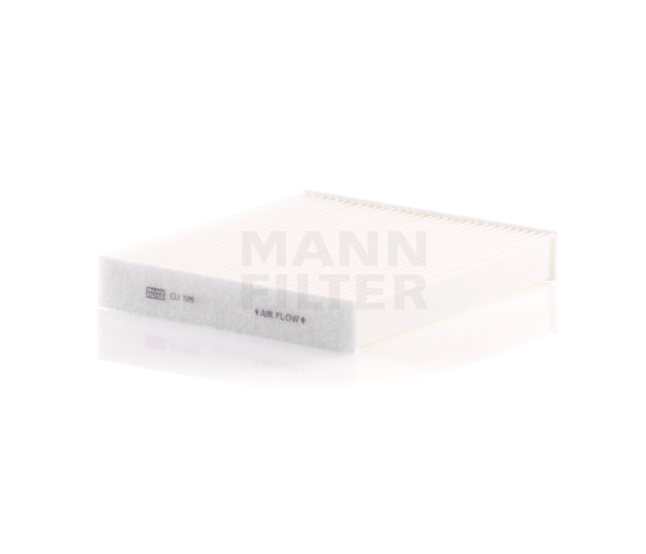MANN-FILTER CU 1919 Interieurfilter Lengte: 193mm, Breedte 2 [mm]: 213mm, Hoogte: 30mm