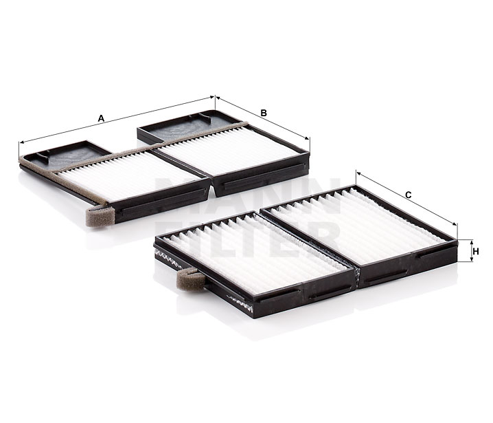 Innenraumfilter CU 21 001-2 MANN-FILTER 8888020110 TOYOTA, LEXUS, WIESMANN