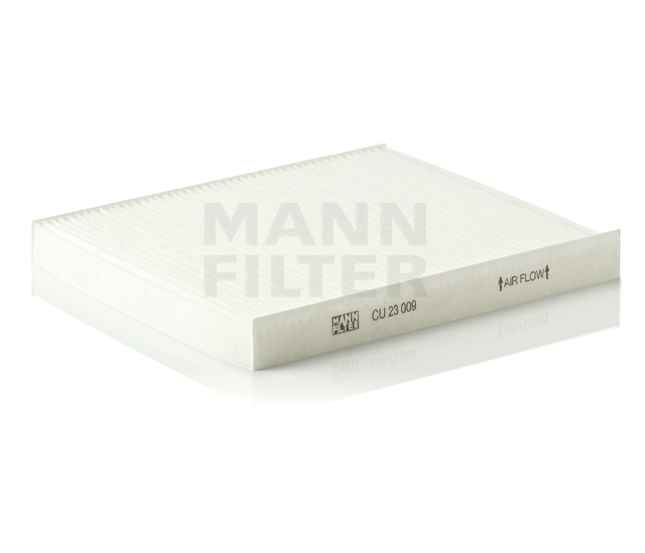 MANN-FILTER CU 23 009 Pollenfilter Länge: 230mm, Breite: 200mm, Höhe: 20mm