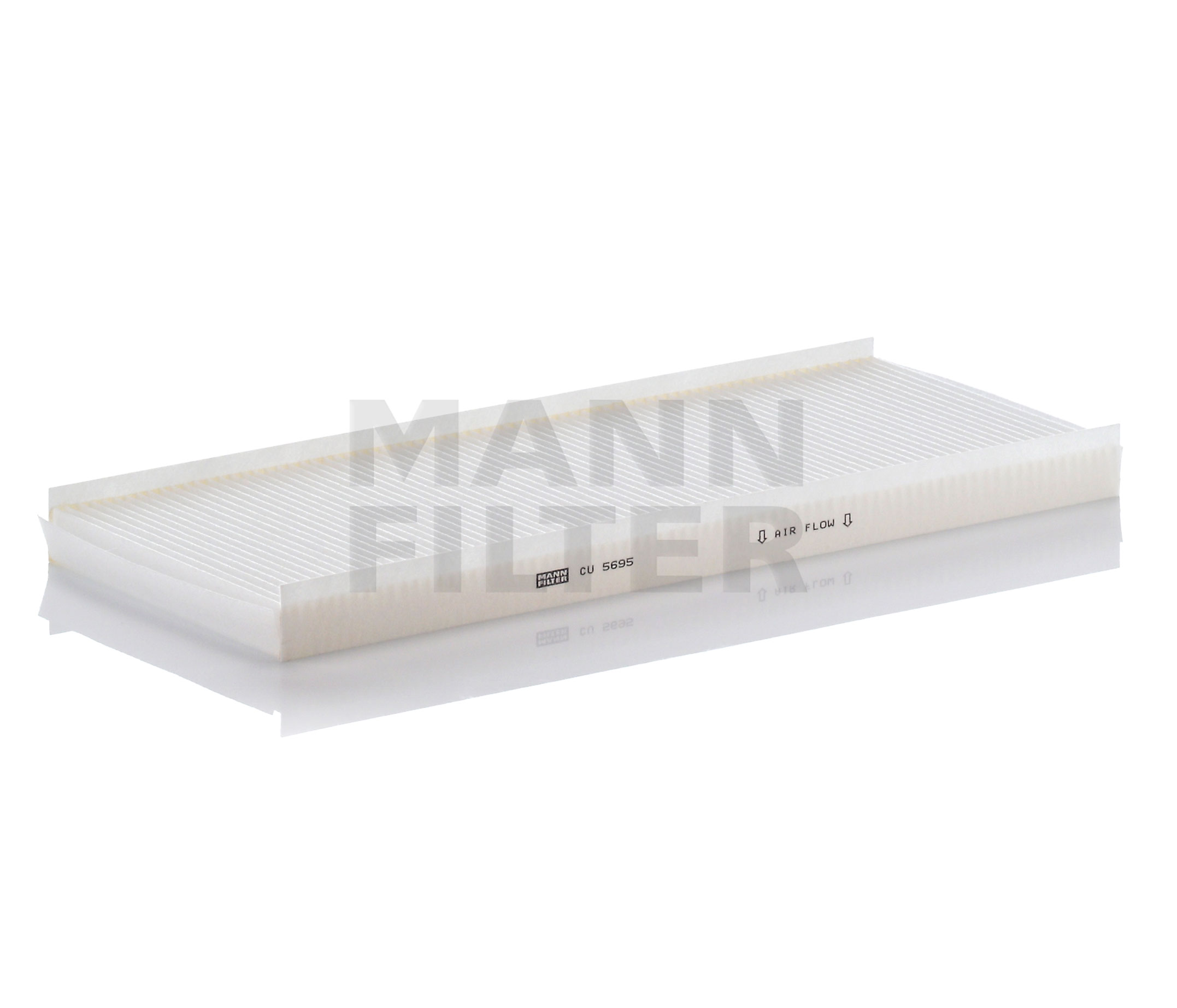 MANN-FILTER CU 5695 Filtru, aer habitaclu Lungime: 555mm, Latime: 227mm, Înaltime: 40mm