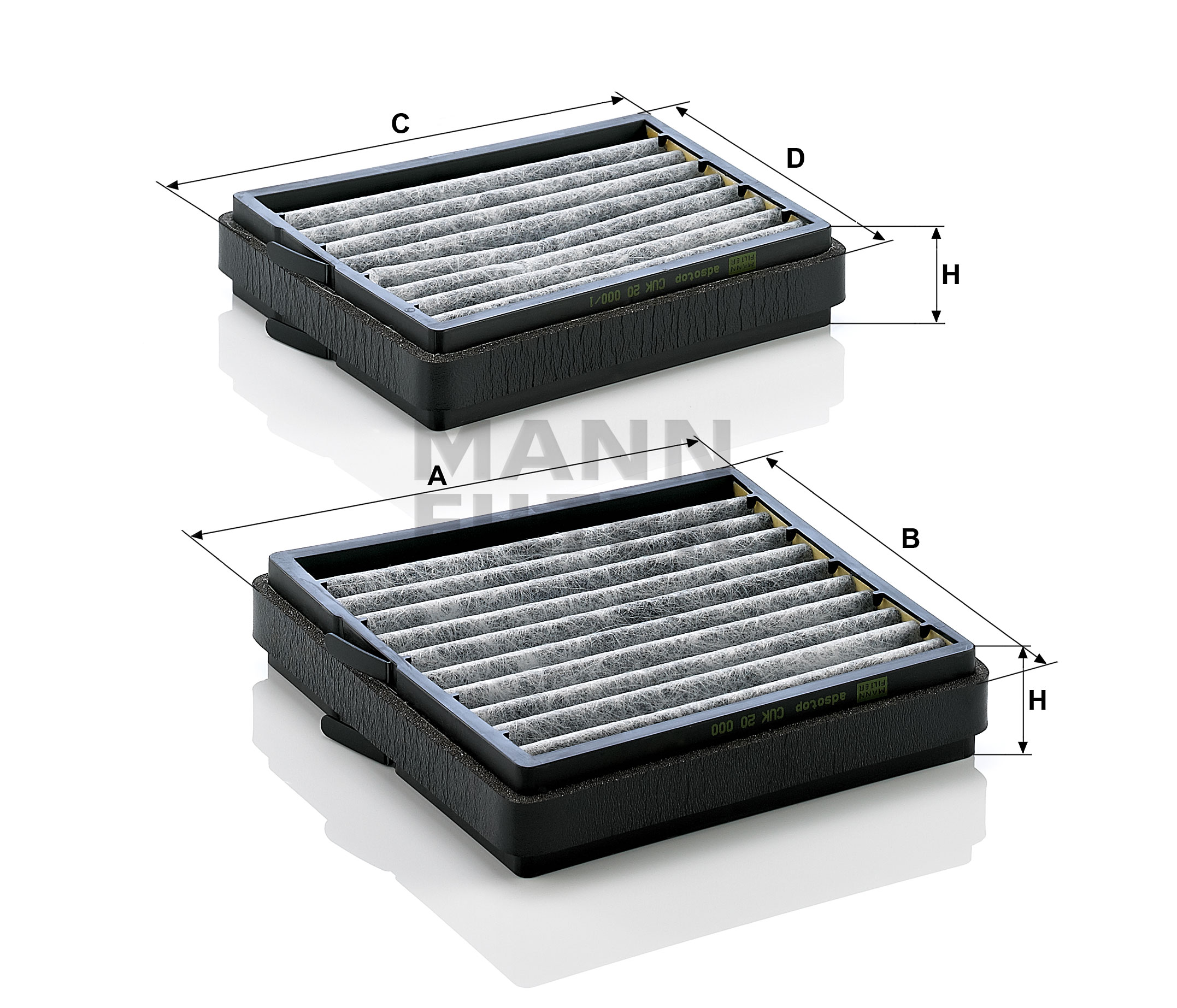 Original Filter, Innenraumluft CUK 20 000-2