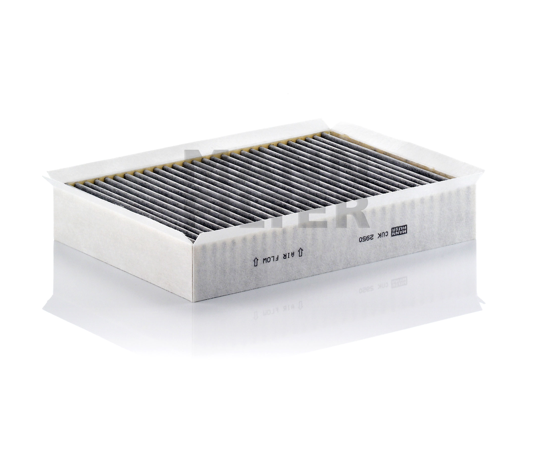 MANN-FILTER CUK 2950 Innenraumfilter Länge: 288mm, Breite: 203mm, Höhe: 45mm