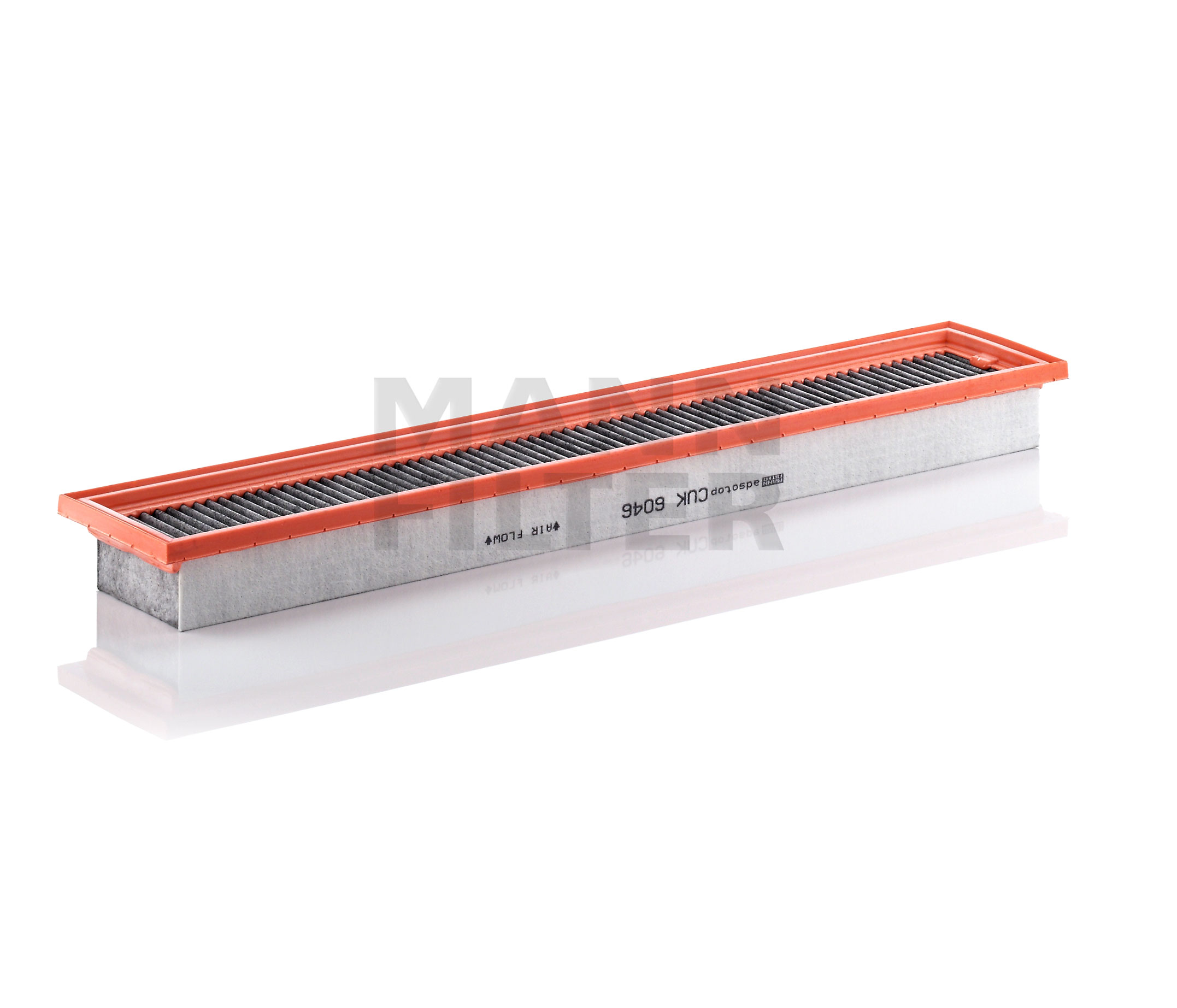 MANN-FILTER CUK 6046 Φίλτρο, αέρας εσωτερικού χώρου Μήκος: 600mm, Πλάτος: 107mm, Ύψος: 49mm
