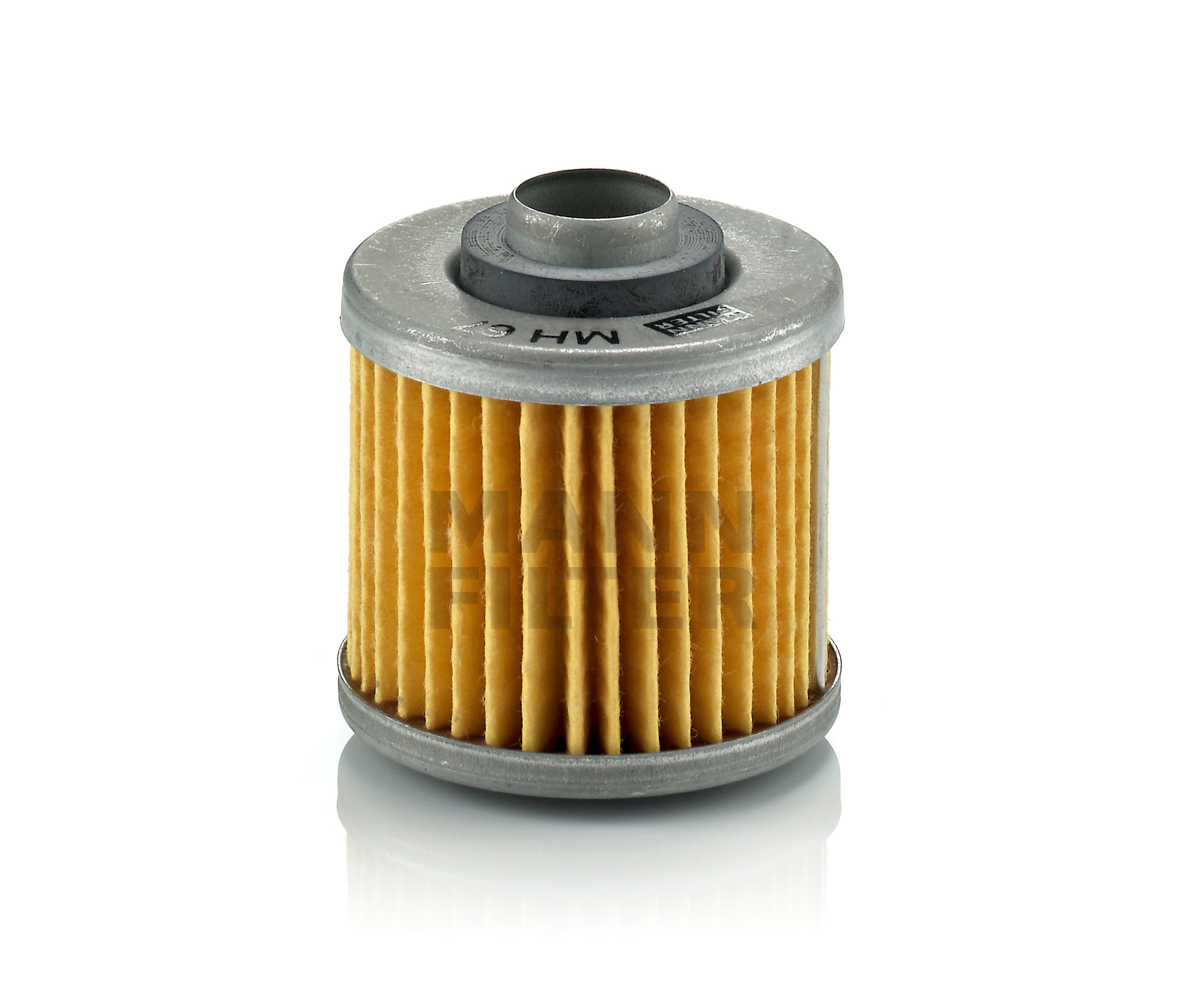 MANN-FILTER MH 67 Olejový filtr R: 55mm, R: 55mm, Vnitřní průměr: 17mm, Vnitřni průměr 2: 8mm, Vnitřni průměr 2: 8mm, Výška: 59mm