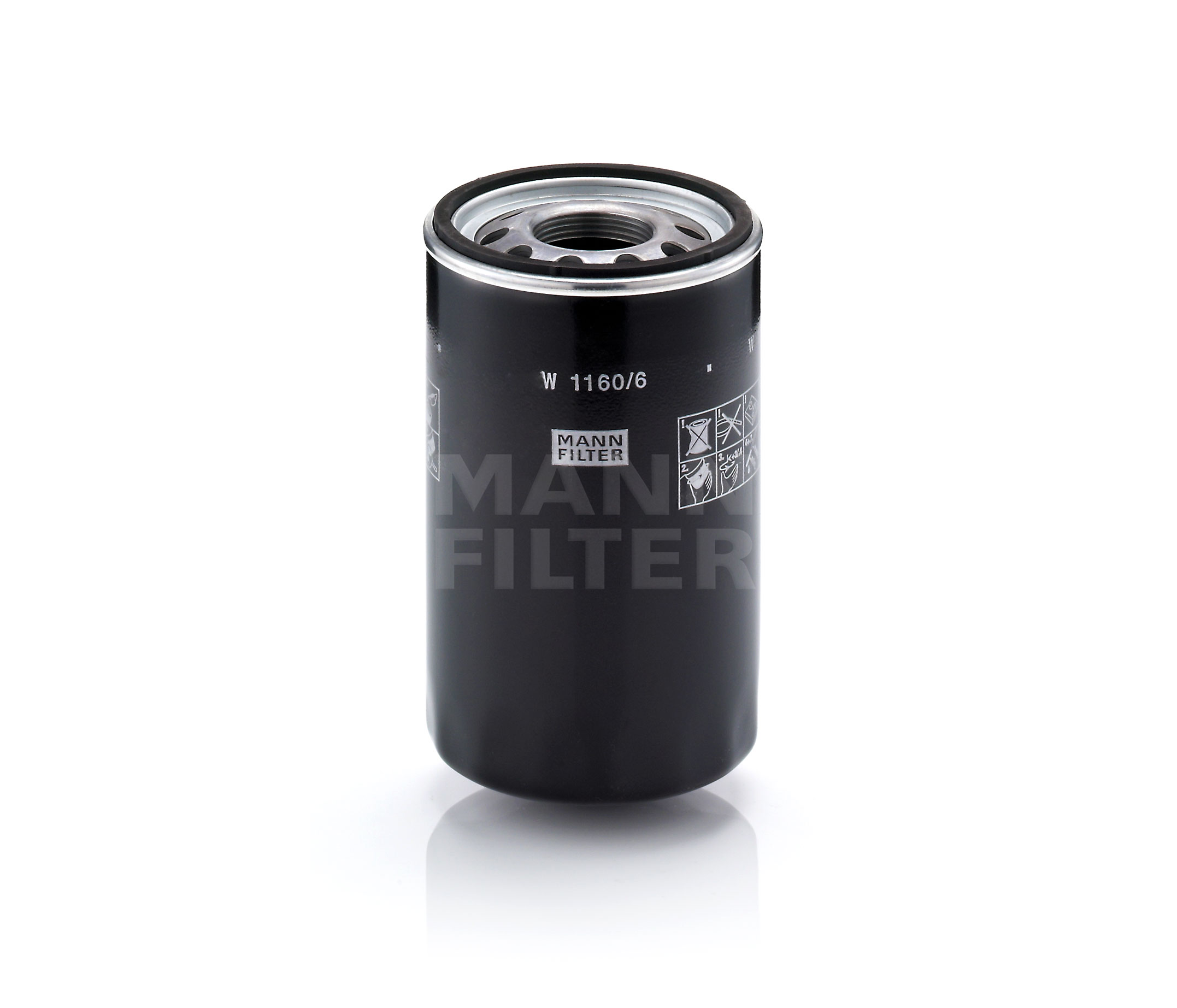 Filter, Arbeitshydraulik MANN-FILTER W 1160/6 Bewertung