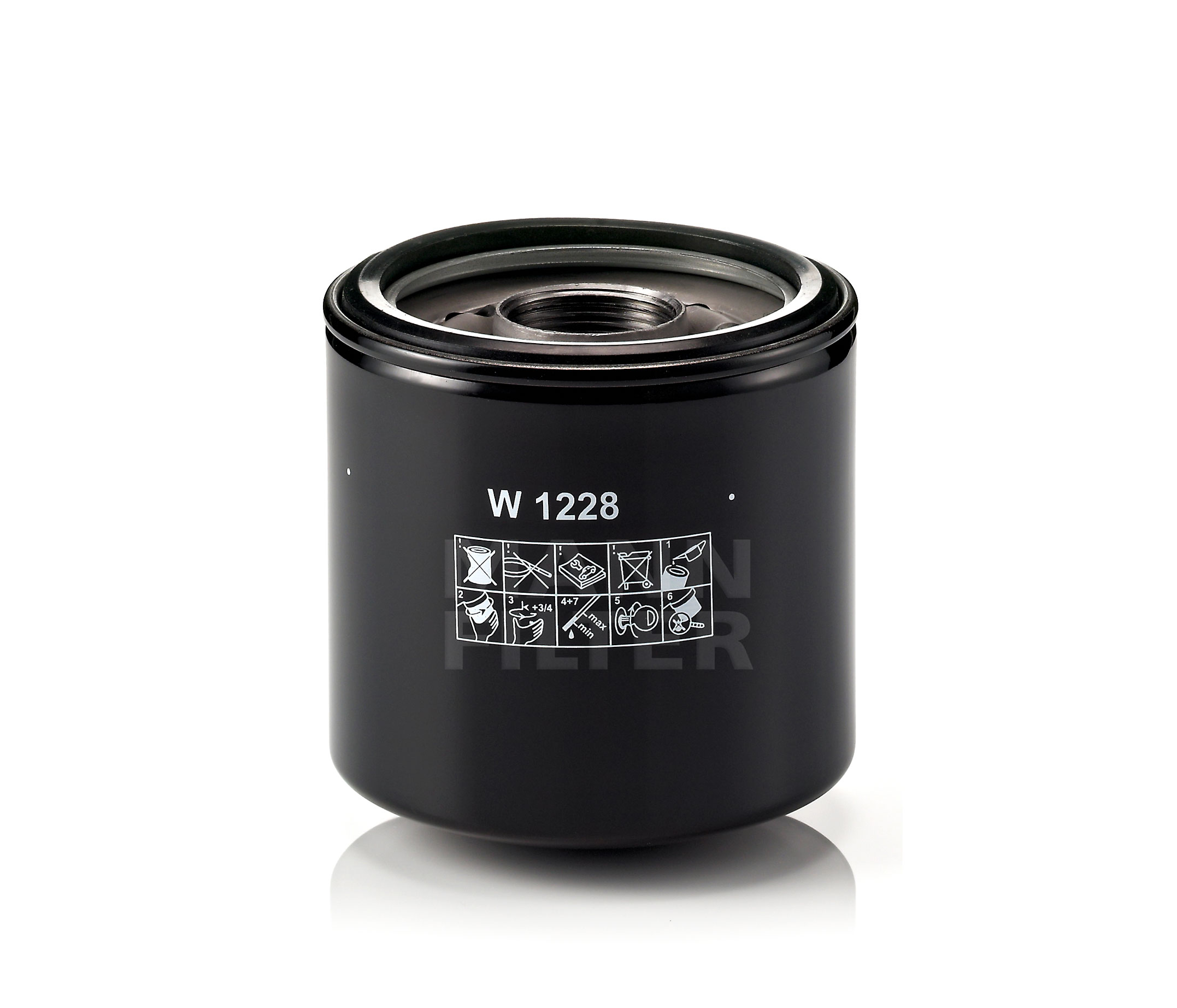 Original Filter für Öl W 1228