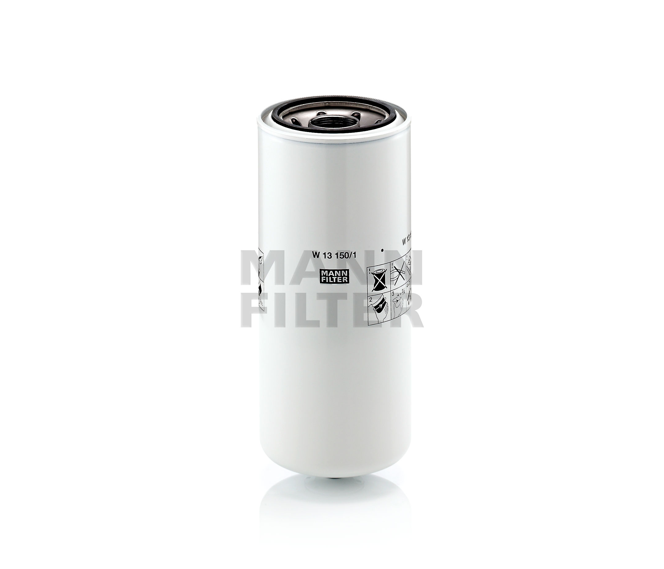 MANN-FILTER W 13 150/1 Filtru ulei Ř: 136mm, Ř: 136mm, Înaltime: 316mm