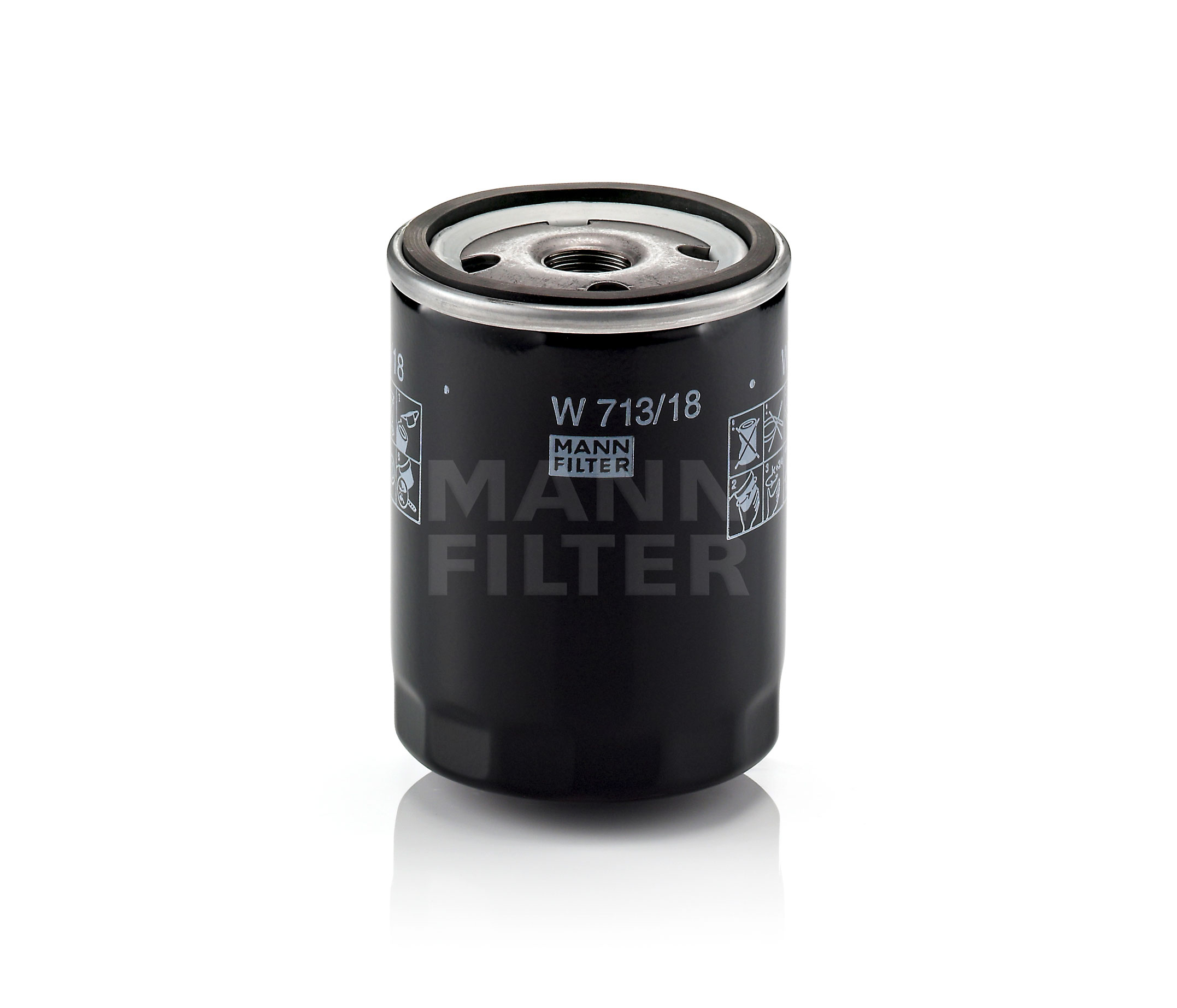 Original Filter für Öl W 713/18