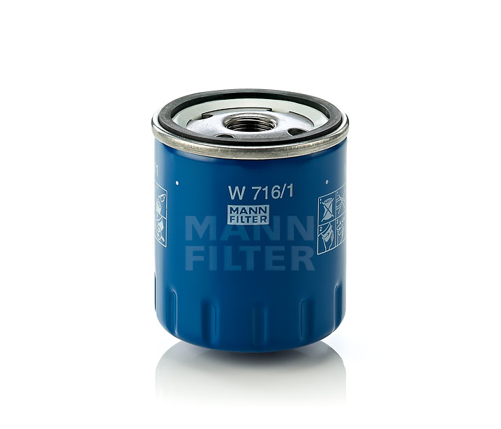 Ölfilter 1109N2 MANN-FILTER W716/1 VW, FORD, FIAT, PEUGEOT, MAZDA