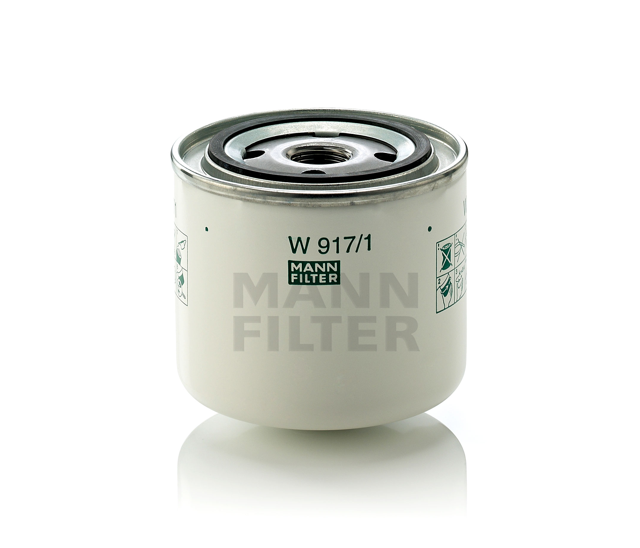MANN-FILTER W 917/1 Oliefilter Ø: 93mm, Ø: 93mm, Höhe: 85mm