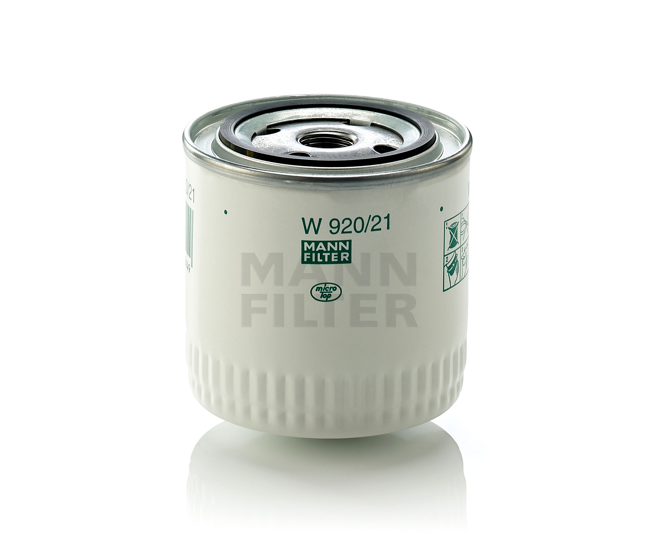 MANN-FILTER W 920/21 Filtro de aceite Ø: 93mm, Ø: 93mm, Altura: 95mm
