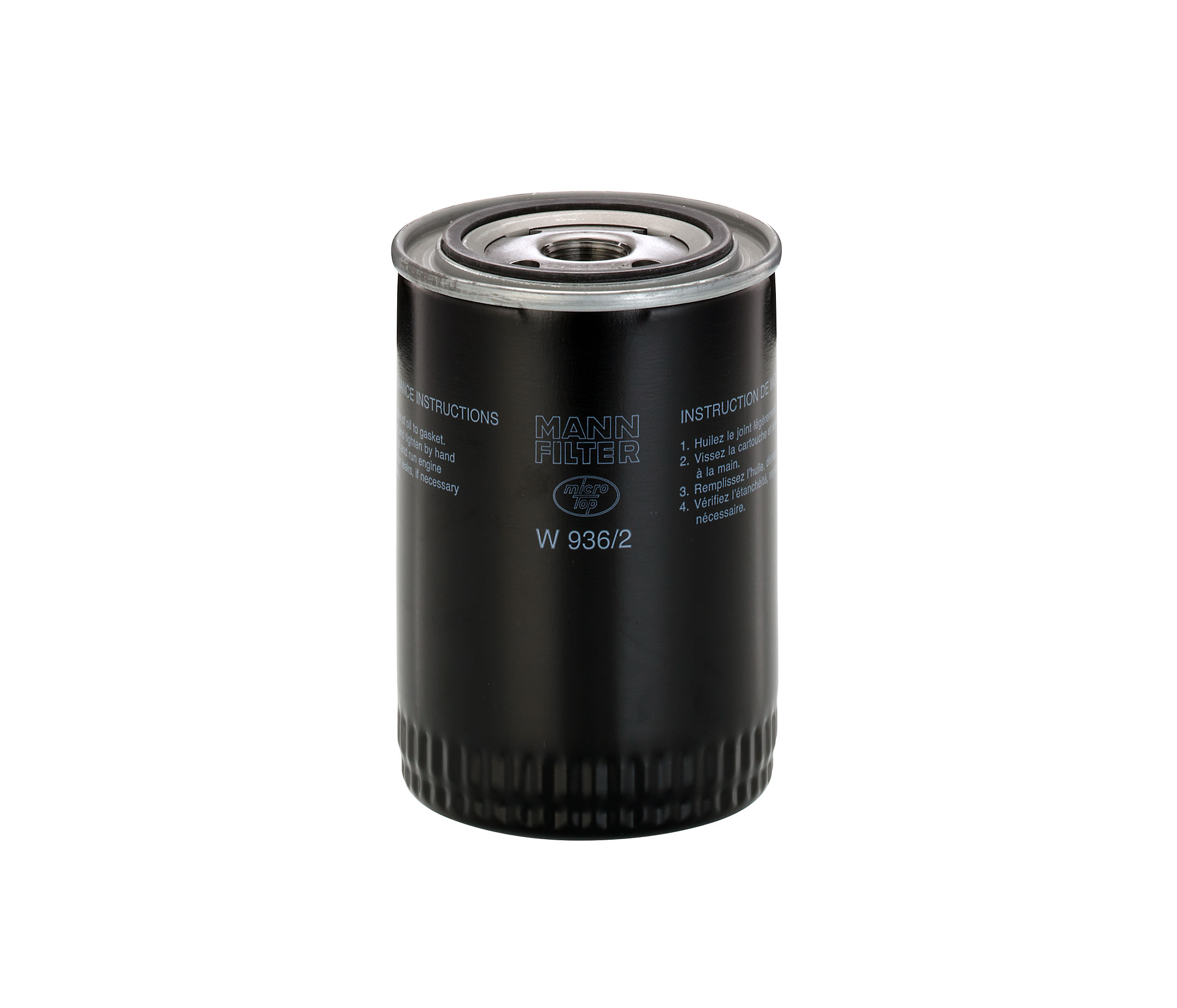 MANN-FILTER W 936/2 Filtro de aceite Ø: 93mm, Ø: 93mm, Altura: 142mm