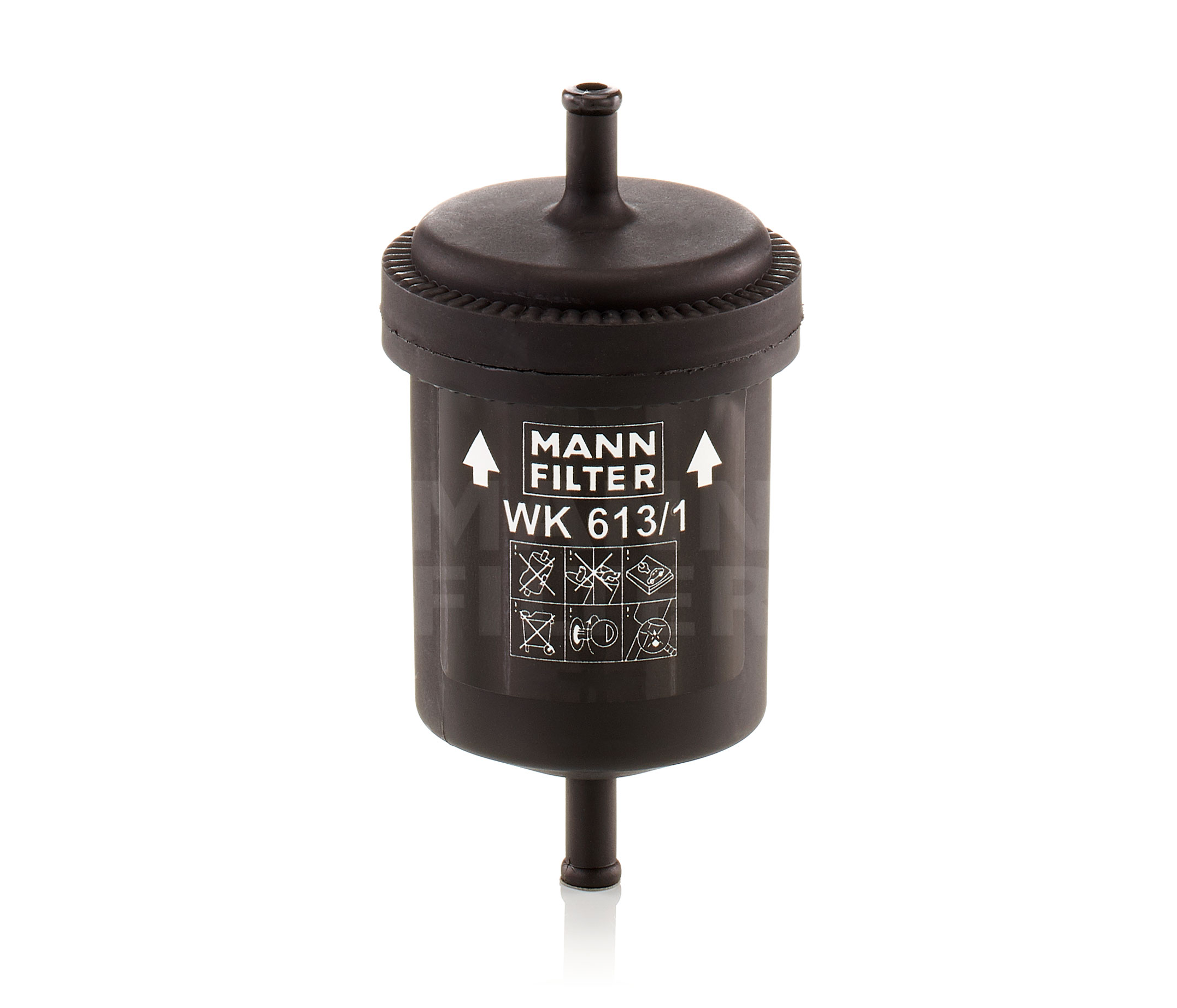 MANN-FILTER WK 613/1 Filtre à carburant Hauteur: 123mm