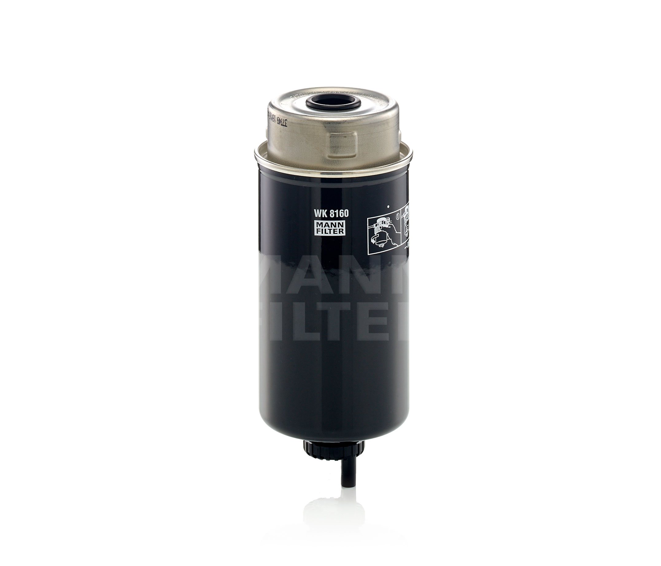 MANN-FILTER WK 8160 Filtre à carburant Hauteur: 197mm